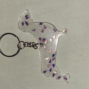 Resin keychain